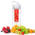Extra Large 750ML Fruit Infuser Water Bottle With Straw